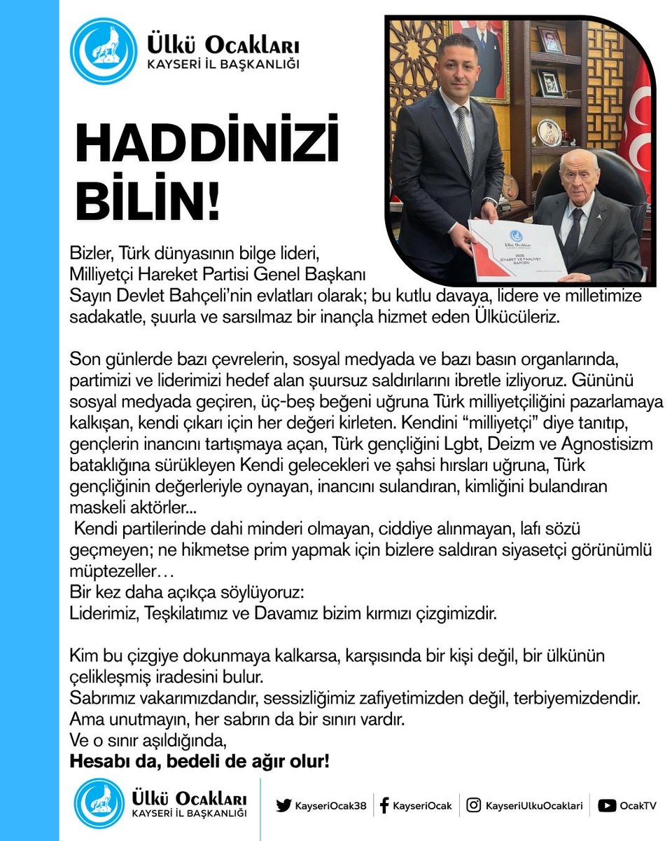 Haddinizi Bilin…