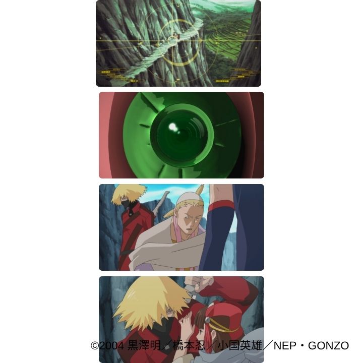 Samurai7anime's tweet photo. 砂漠での戦闘は敵の威力偵察だった。
カンベエたちの目的・人数・戦力は野伏せりに知られる事に。

カンナ村までは敵の偵察に見つからないよう、三組に分かれての隠密行をおこなう。

キュウゾウ、キララは同じ組になったものの、
なぜかキララはキュウゾウをよく思ってないようで… https://t.co/rxGPml09oV