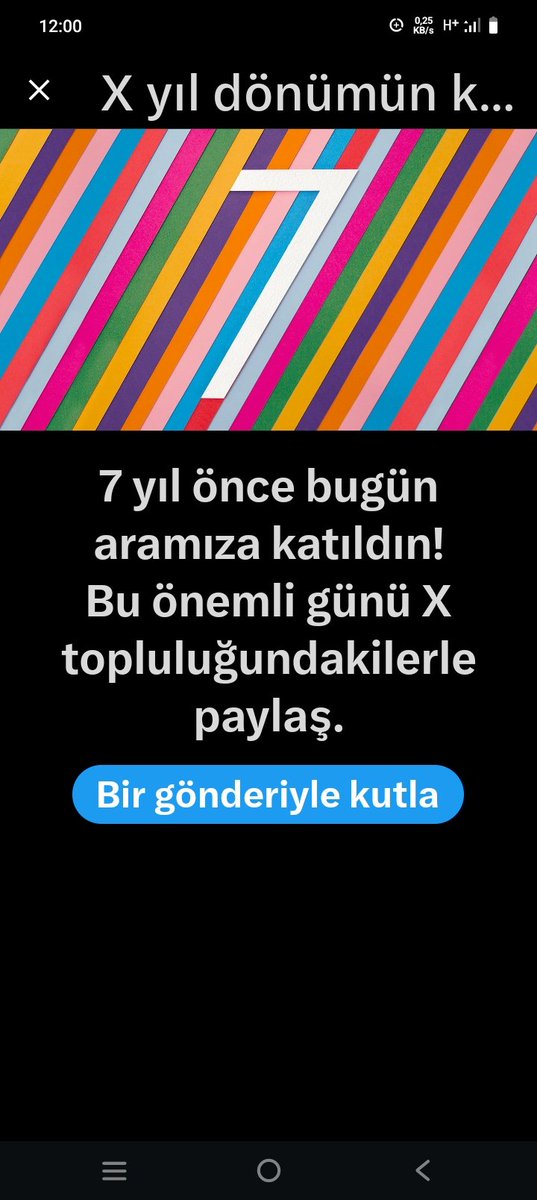 Vay be  kaç yıl olmuş ama ben çoook daha önce  TWETTER dayadım  15 yıl oldu