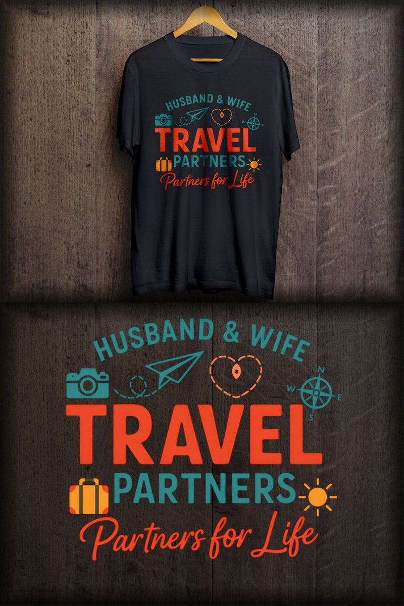 TeeTrendStudio's tweet photo. Husband and Wife Travel Partners for Life T-Shirt
Perfect for adventure-loving spouses
#tshirt #print_on_demand
https://t.co/jjq7C3AkEl https://t.co/BfqiTRDs2u