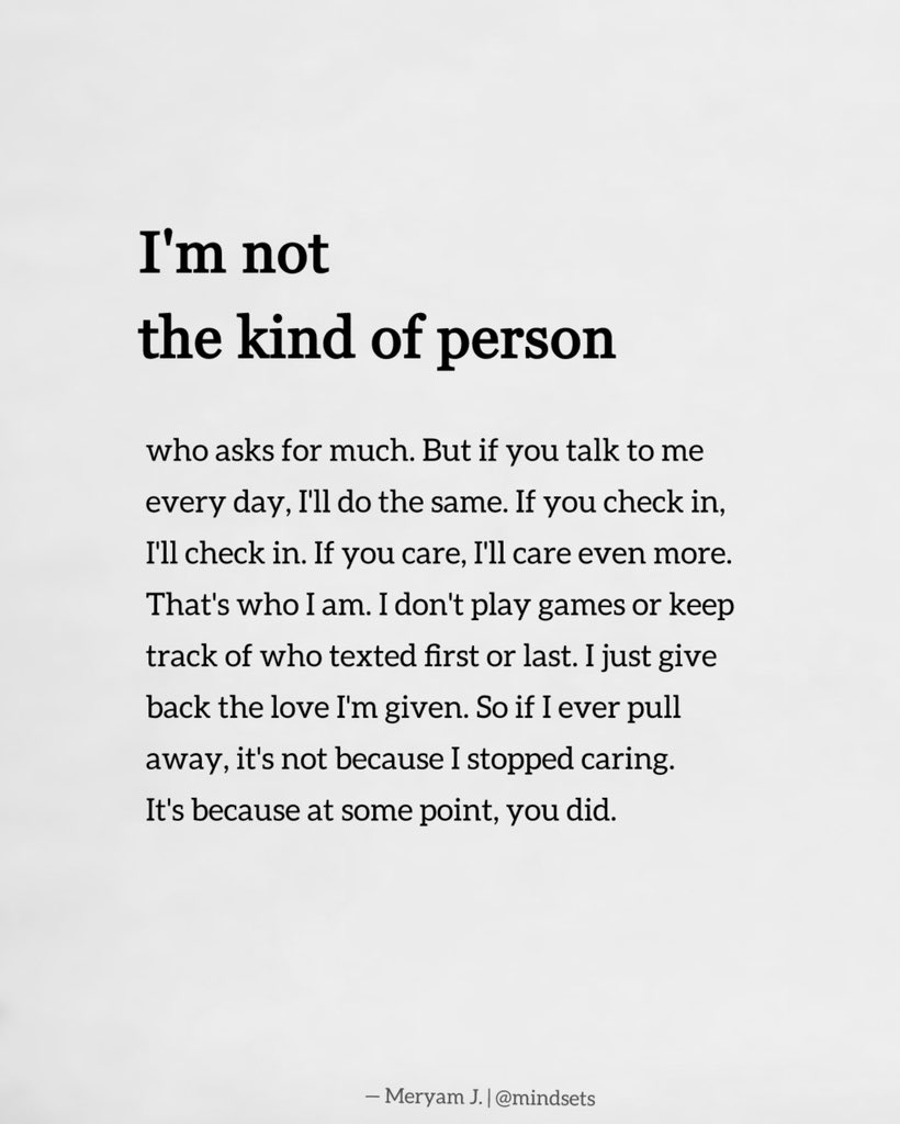 Match my energy, and I'll match yours every time.