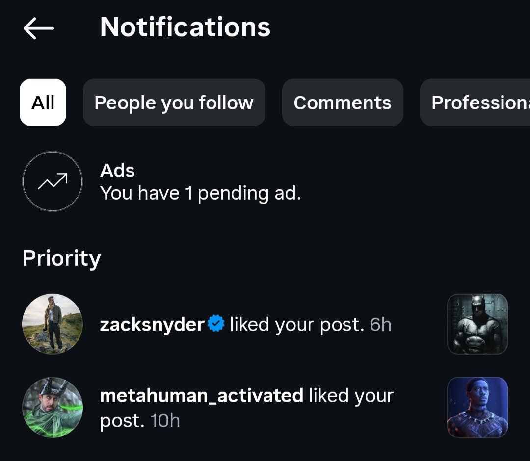 Win of the day, zack Snyder liking my batman edit, bro has no idea what I'm cooking behind the scenes #ZackSnydersJusticeLeague #zacksnyder #snyderverse