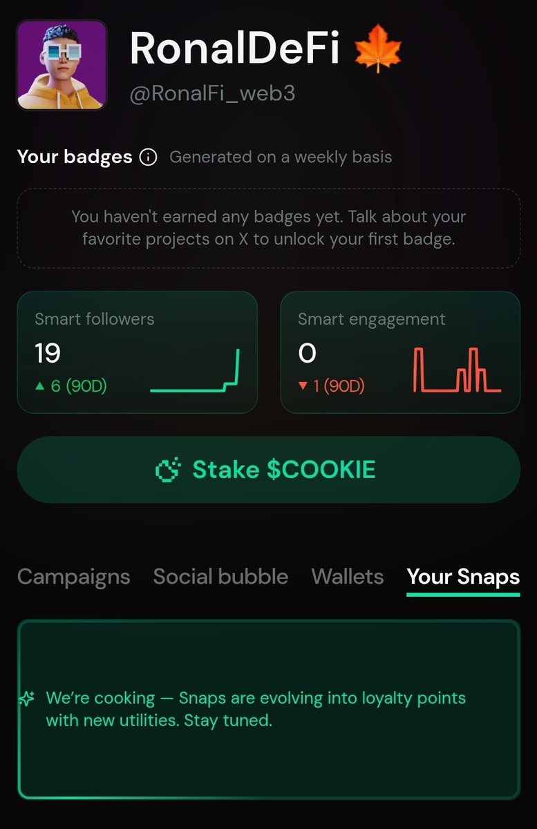 RonalFi_web3's tweet image. GM web3 family

The potential earnings on @vooi_io and @antix_in are huge. If only I were a big influencer, I&apos;d be living very well, but let&apos;s go for it. Who else has a small account? Let&apos;s all grow! 🫂💙🚀