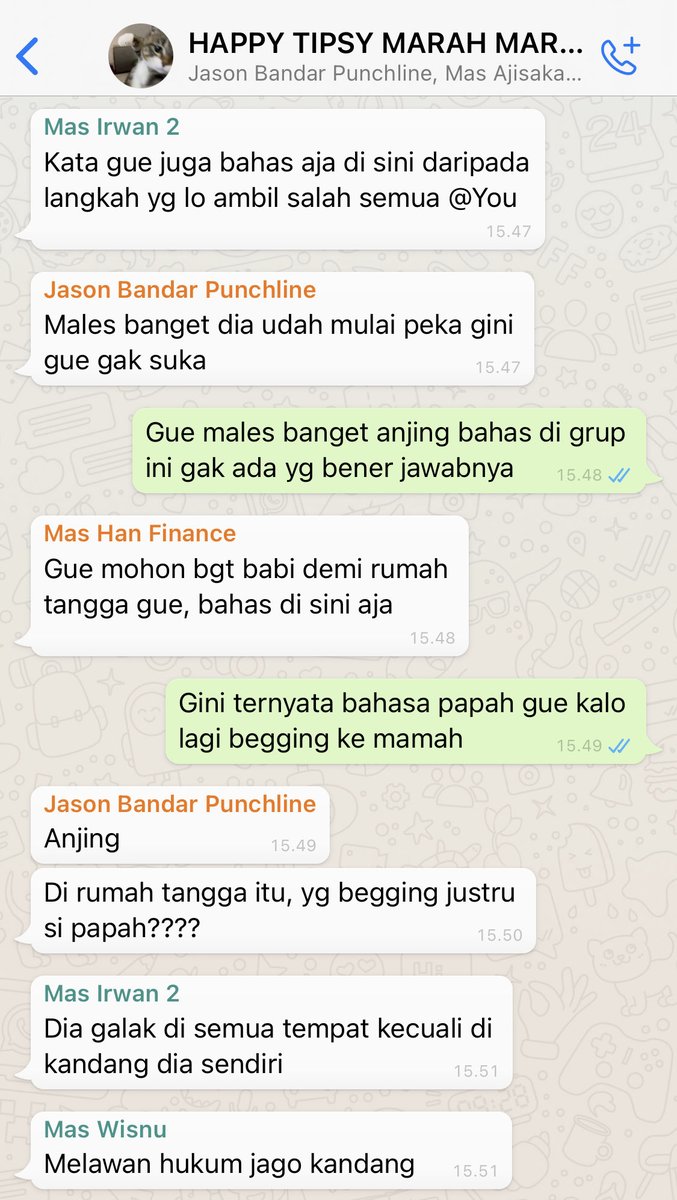 RRubyverse's tweet image. 229. Paham kan situasi kalo curhat di grup laknat ini bakalan gimana