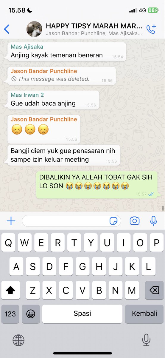 RRubyverse's tweet image. 229. Paham kan situasi kalo curhat di grup laknat ini bakalan gimana