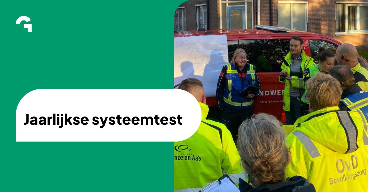 In #Stadskanaal wordt vandaag de crisisorganisatie van #Veiligheidsregio Groningen getest. Het is de jaarlijkse #systeemtest.

Lees meer: veiligheidsregiogroningen.nl/artikelen/grot…