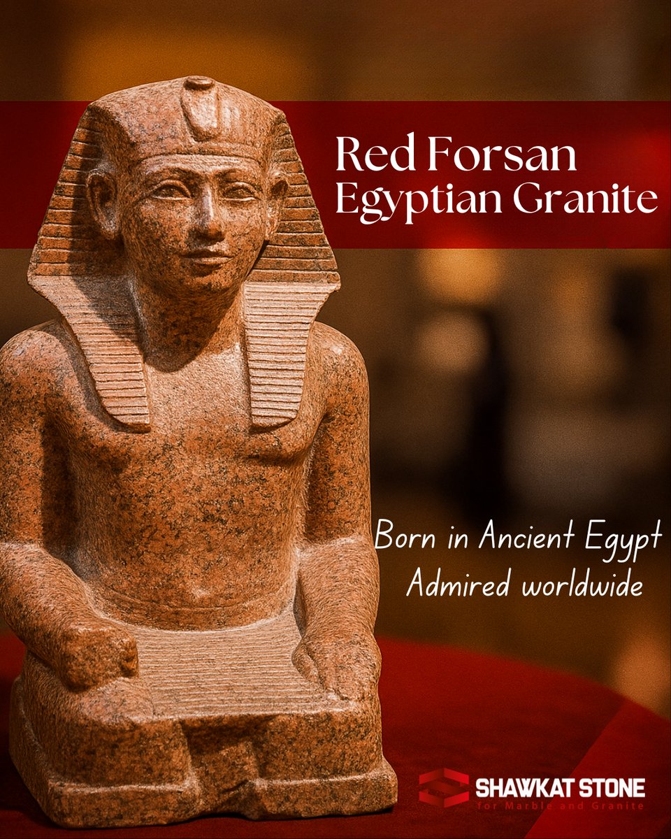 shawkat_stone's tweet image. From the temples of ancient Egypt to modern architecture  elegance carved in every grain The Red Forsan Granite embodies timeless strength and beauty
✨ Discover the art of Egyptian granite with Shawkat Stone

#egyptianstone #B2BNetworking #GEM #GrandEgyptianMuseum #architect