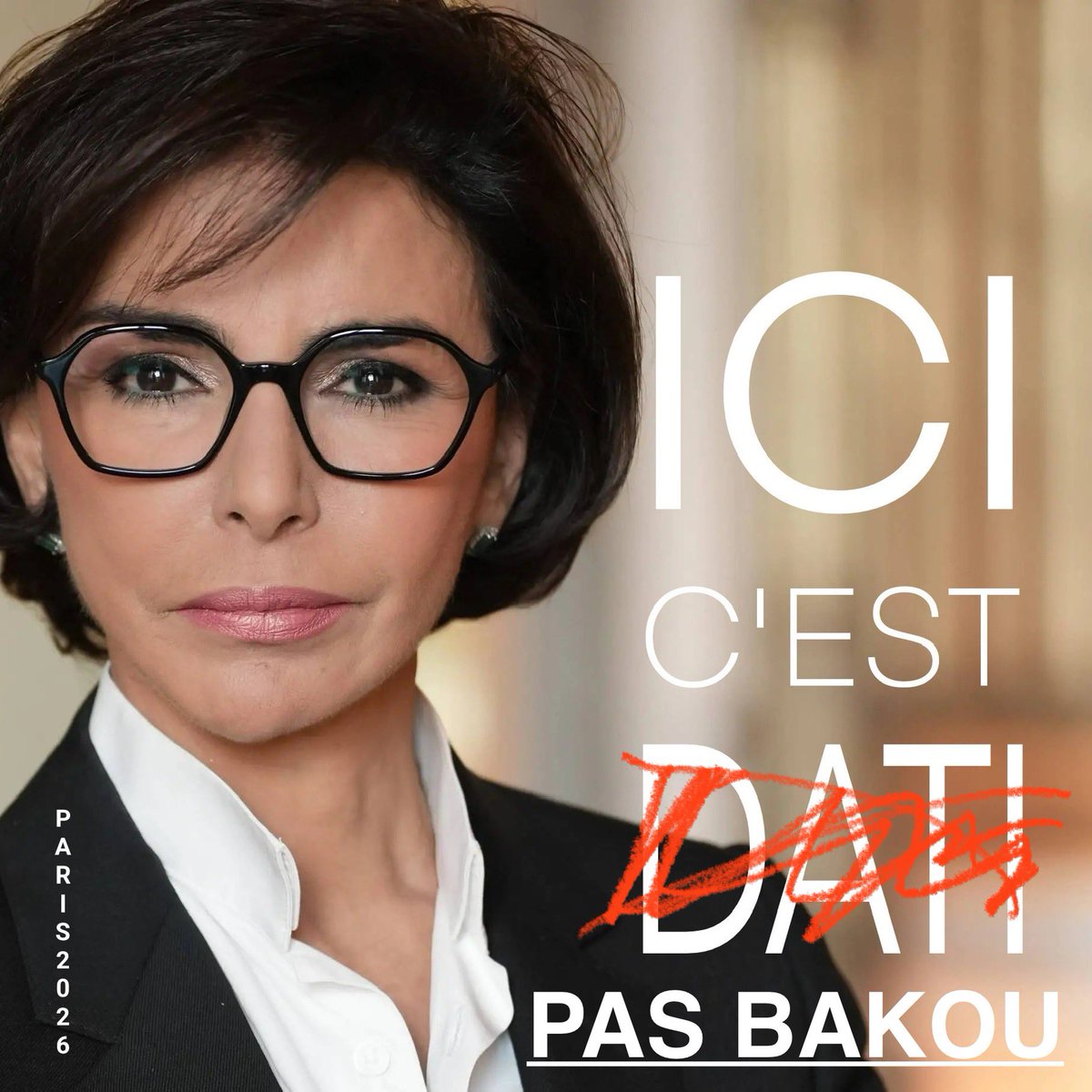So <a href="/datirachida/">Rachida Dati ن</a>, candidate for #Paris mayor, is suing French-Armenian <a href="/fdevedjian/">François DEVEDJIAN</a>—not to win, but to intimidate. She can’t stand the Armenian community calling out her shameless ties to the Azeri dictatorship. 

You will not silence us.
France is not Azerbaijan.
#ParisSansDati