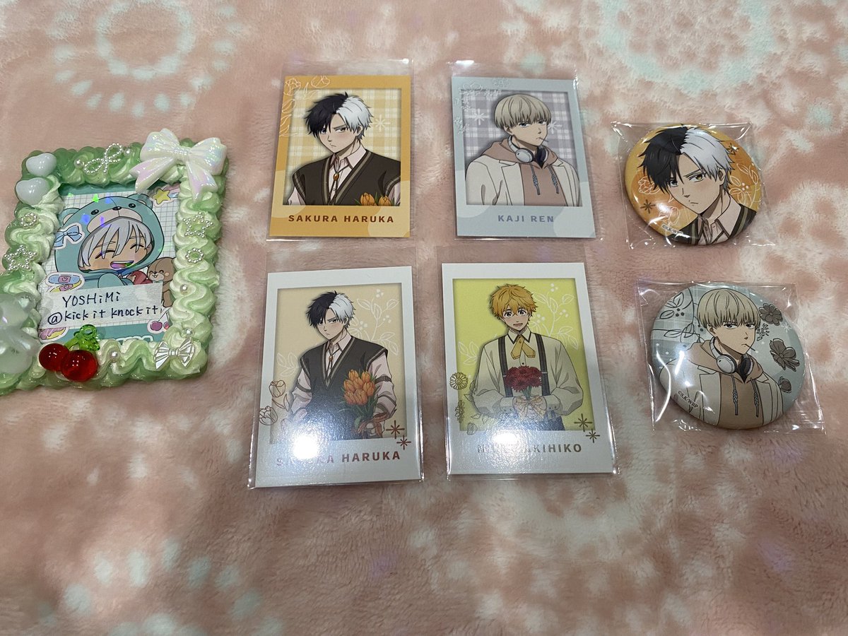 ま ウィンブレ　Flower gift フラワーギフト　缶バッジ　フォトカ 交換希望】WIND BREAKER Flower Gift Collection トレーディングカード