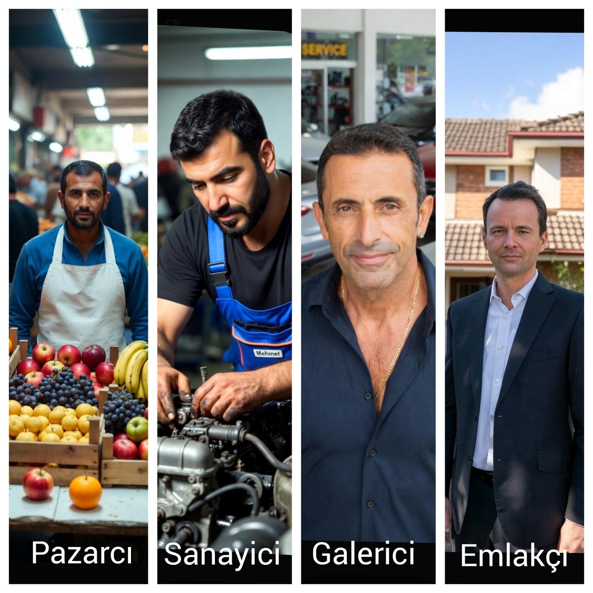 Bir teknede ilerliyorsunuz ve tekne su almaya başladı. Teknenin ilerlemesi ve batmaması için bir iş grubunu tekneden aşağı atmanız lazım. Hangisini atardınız?

A: Galericiler
B: Emlakçılar
C: Sanayiciler
D: Pazarcılar