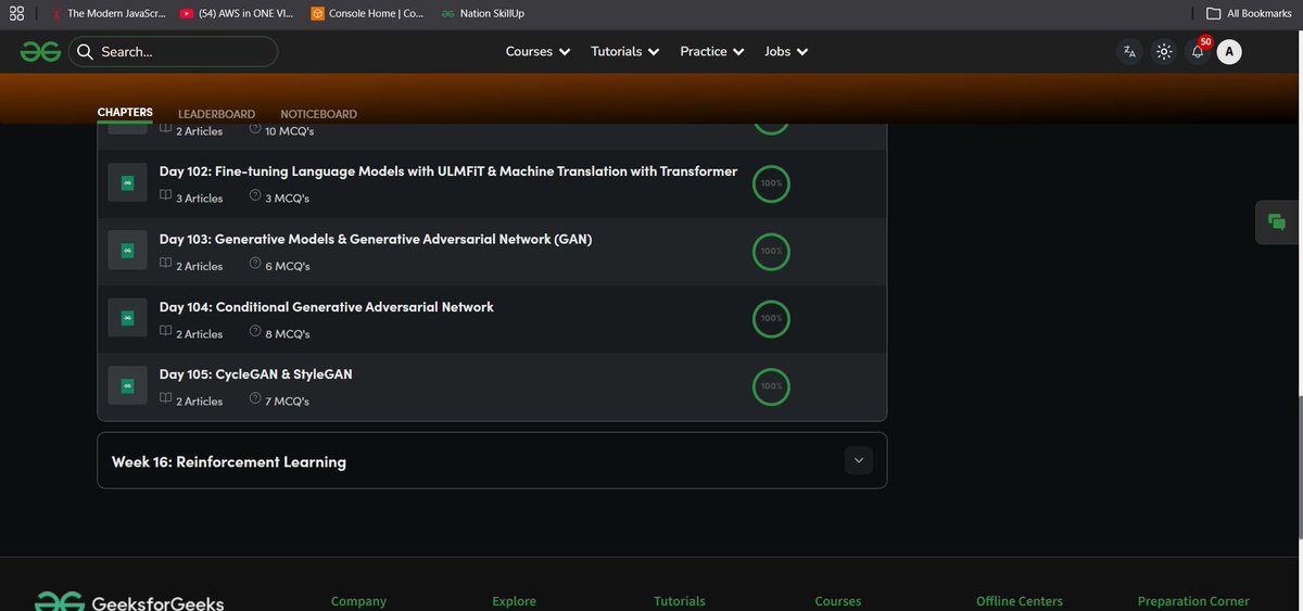 Ankit_Kumar1304's tweet image. 🔥 Day 105 : Skill ignition in full swing.   Kicked off my learning sprint with GeeksforGeeks bringing ML to ambition 💥
📘Course
geeksforgeeks.org/batch/ds-16?ta… 
 
 @geeksforgeeks   #skillupwithgfg #nationskillup #CodeWithPurpose #TechForChange