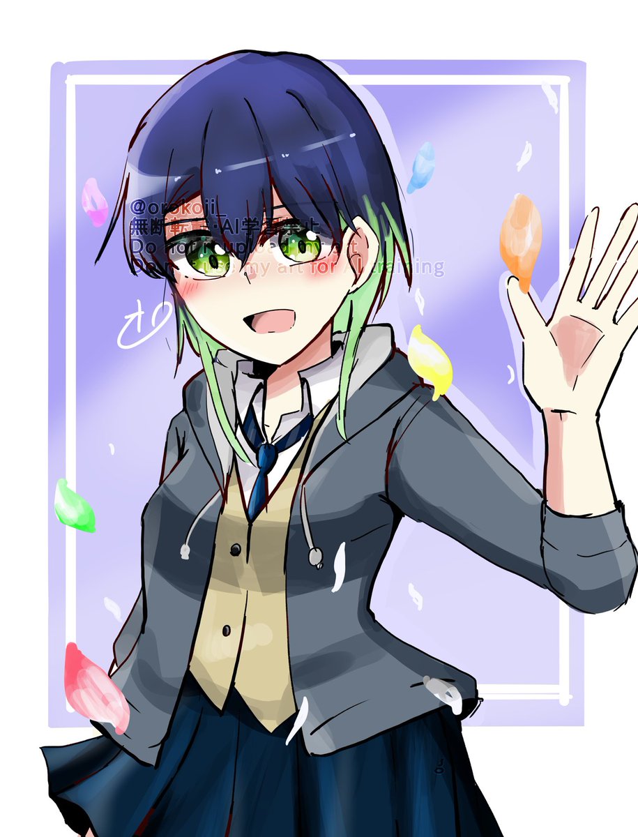 新しいうちの子「早乙女彩」です！
#オロアトリエ