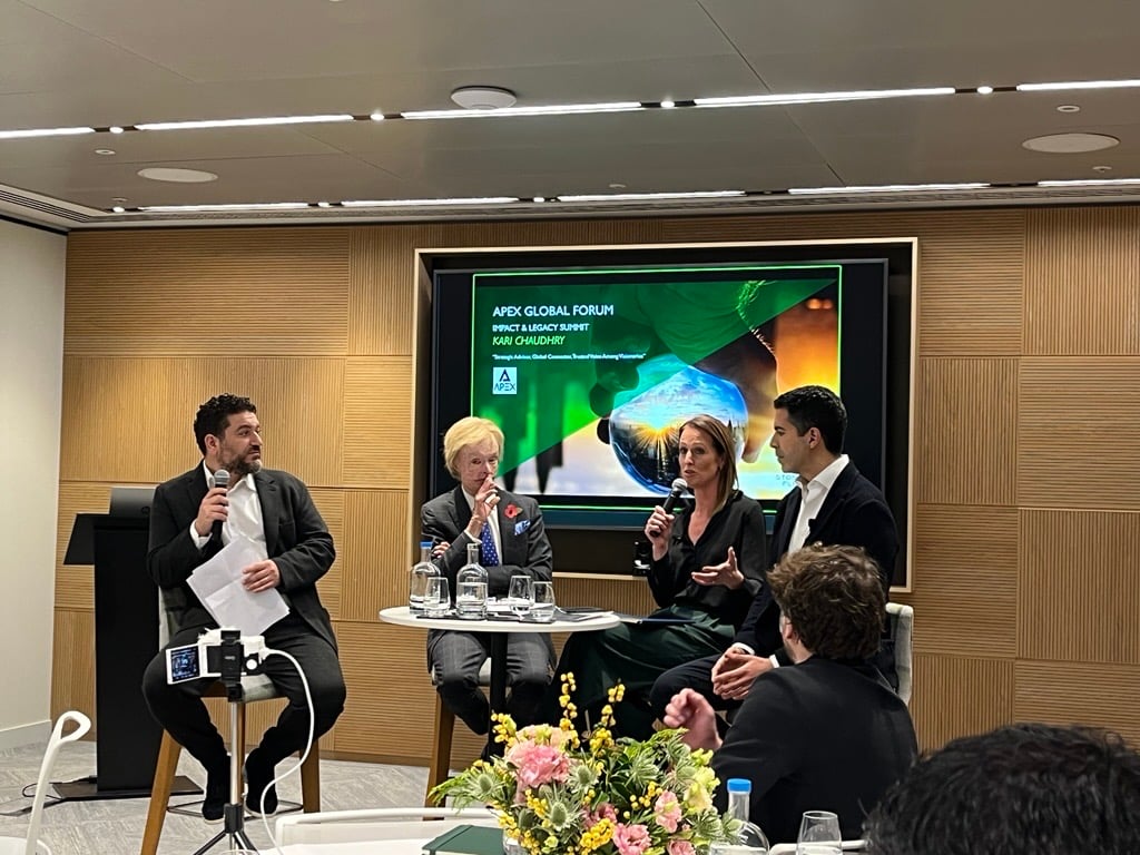 SF_FamilyOffice's tweet image. Earlier this week, Lowry Brescia, Associate Director – Family Office at our Miami office, teamed up with Kari Chaudhry, Founder of APEX Global Forum, to host an Impact and Legacy Summit at our London office. 

#usa #familyoffice #insights