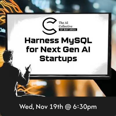 mysql_community's tweet image. 🎤 Join us on Nov 19, at 6:30 PM in San Francisco, for a MySQL-focused meetup in partnership with the AI Collective Community. Hear Sandeep Agarwal, a senior member of the consulting technical team, discuss &quot;GenAI in MySQL.&quot;
#MySQLCommunity
More details at social.ora.cl/601273UjE