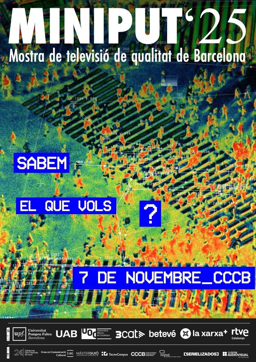 Demà divendres al @cccb_barcelona Miniput 2025. Mostra de Televisió de Qualitat.

+info a: buff.ly/aA5P2nC