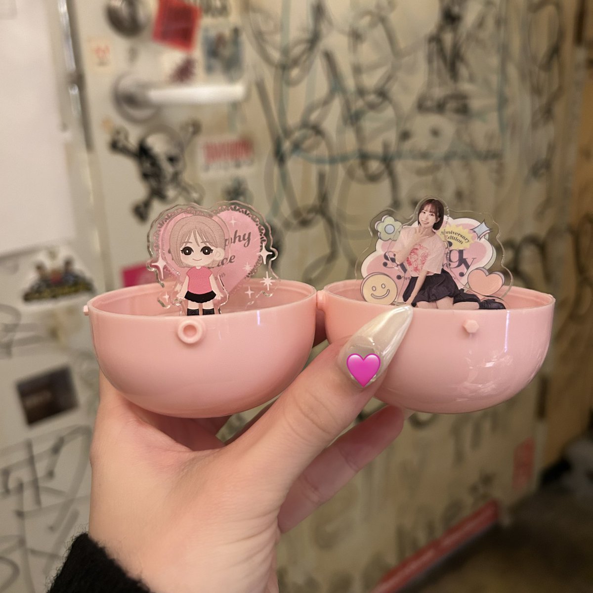 ランダムカプセルもうゲットしてくれましたか？今日の記念にぜひ🤍 #フィロのス_シナジー