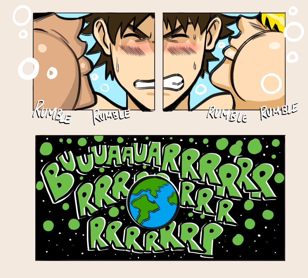 Caenis and MHXX have been enjoying buffets at the beach and it looks like Fujimaru is gonna suffer the gassy aftermath 

Comm done for anon