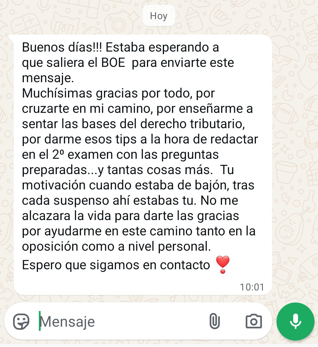 No hay nada más gratificante que ayudar a una persona a conseguir su sueño...a lo largo de nuestra vida todos hemos tenido algún profesor que nos ha marcado...llegar a ser ese profe para muchas personas es indescriptible.  ✨❤️