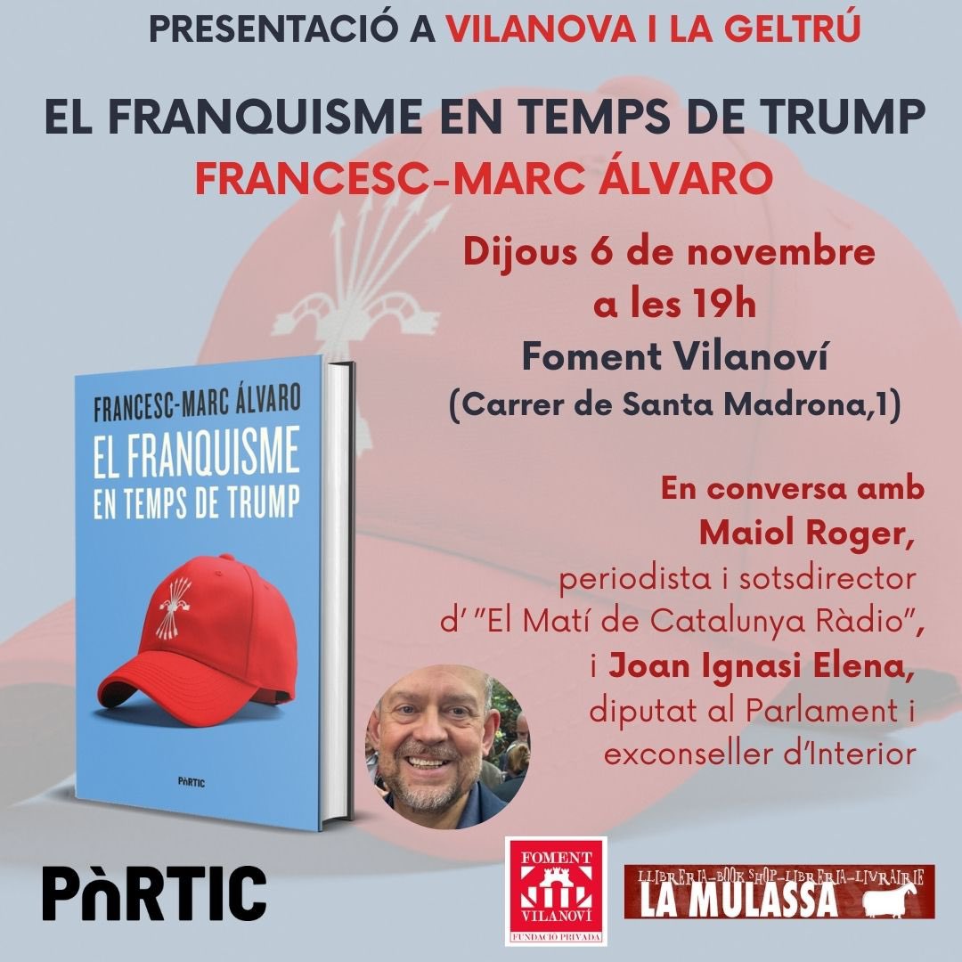 Ens veiem avui dijous, a les 7 de la tarda, al Foment Vilanoví. El <a href="/maiolroger/">Maiol Roger</a> ens farà xerrar. <a href="/Grup62/">Grup62</a> <a href="/Ed_Portic/">Pòrtic</a>