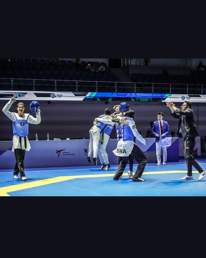 worldtaekwondo's tweet photo. Congratulations winners of Wuxi 2025 World Taekwondo World Cup Team Championships Final
🥇Brazil Team
🥈Korea Team
🥉China Team
#WorldTaekwondo #Taekwondo
#Wuxi2025 #WorldCupTeamChampionships #MixedGender https://t.co/2iatcx40Gs