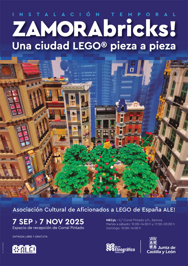 INFORMACIÓN DE SERVICIO:
Mañana es el último día para disfrutar de «ZAMORAbricks! Una ciudad LEGO® pieza a pieza». 
Repetimos, mañana último día.

Y os aseguramos que merece la pena...