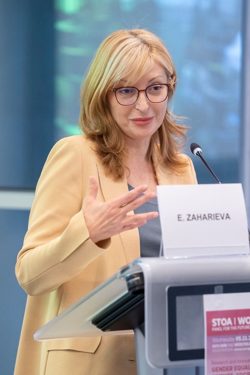 EZaharievaEU's tweet image. At the @EP_ScienceTech #STOA event with @LinaGalvezMunoz, I shared a simple truth:
Europe cannot lead in research and innovation if half its talent remains invisible.
Gender equality is not a slogan — it’s a condition for progress, safety, and competitiveness.