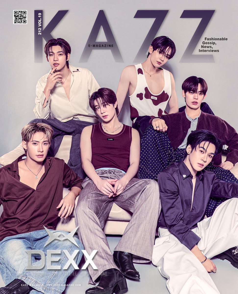 npblent's tweet image. LINDOS! Confira o grupo de T-POP #DEXX como capa da KAZZ Magazine edição 212🥰

#DEXXth 
#KAZZxDEXX
#KAZZMAGAZINE