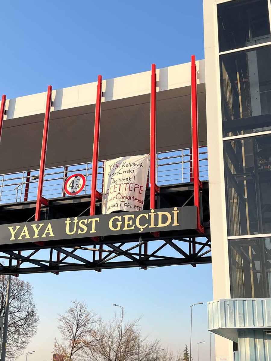 📣Kampüsler YÖK'e, üniversiteliler faşizme teslim olmayacak,

YÖK'ü kampüsten kovacağız, ablukayı kıracağız!

📍Hacettepe Üniversitesi / 6 Kasım 2025