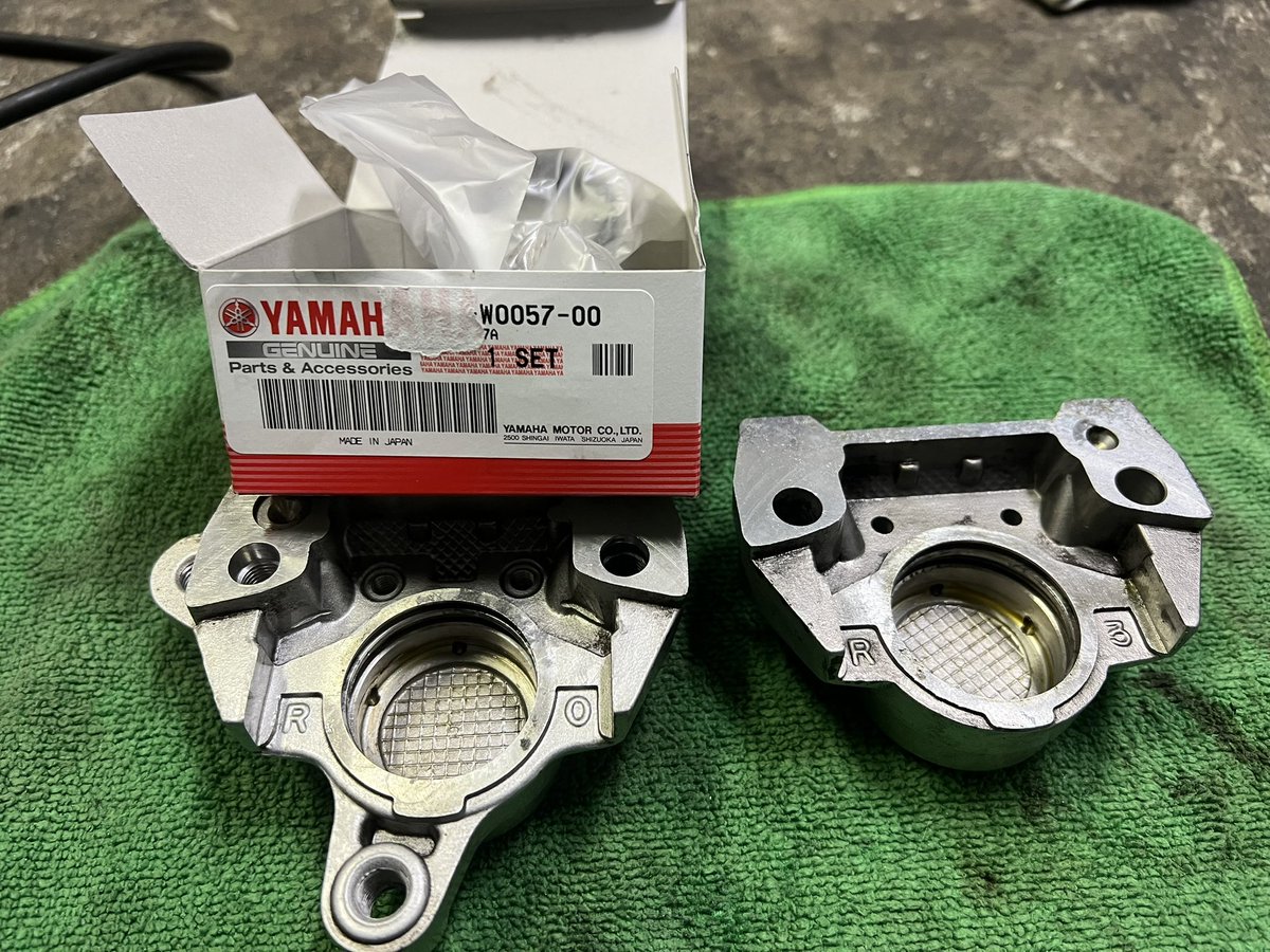 2t_project's tweet image. 浜松市SDR200整備状況です！
なかなか忙しくて更新できておりませんでした💦
タイヤ交換やブレーキ、キャブなどのOHが全て完了しました！あとはエンジン始動してエア抜き等すれば完了です！
ウインカーリレーも逝ってるので交換です！
オーナー様、もうまもなくです！🙇🏽‍♂️
#sdr200  #2tv #浜松 #2スト