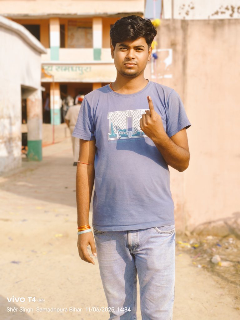 iam_shersingh's tweet photo. विधानसभा आम निर्वाचन ,2025
प्रथम चरण मतदान 06/11/2025
80! बेनीपुर विधानसभा क्षेत्र के समधपुरा में सब नवयुवकों और फर्स्ट टाइम वोटर्स ने बढ़ चढ़ के भाग लिया @CEOBihar #मतदान_का_त्योहार_बिहार_हैं_तैयार https://t.co/f6VvTCXoy0