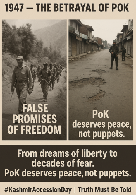 RohitSingh0art's tweet photo. Democracy replaced by militancy, development replaced by poverty. That’s PoK today. 
#PoKTruth #Kashmir #KhushhaalKashmir #BadarExpoSolutions #BadarExpoPIMEC #Vote4ViksitBihar #YCPdestroyingYouth @IndiaUnleashed_  @bkum2000 https://t.co/QrFt0cZYEI