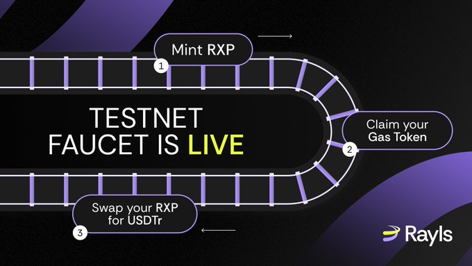 Have you joined on Rayls Tesnet from <a href="/RaylsLabs/">Rayls</a>  ? 
This step by step to join :
* Use this ref to join : app.fuul.xyz/landing/rayls-…
* Join with yours EVM wallet
* Complete all task social media , follow Rayls on X, Join the Rayls Telegram Channel, Subscribe to the Rayls Youtube