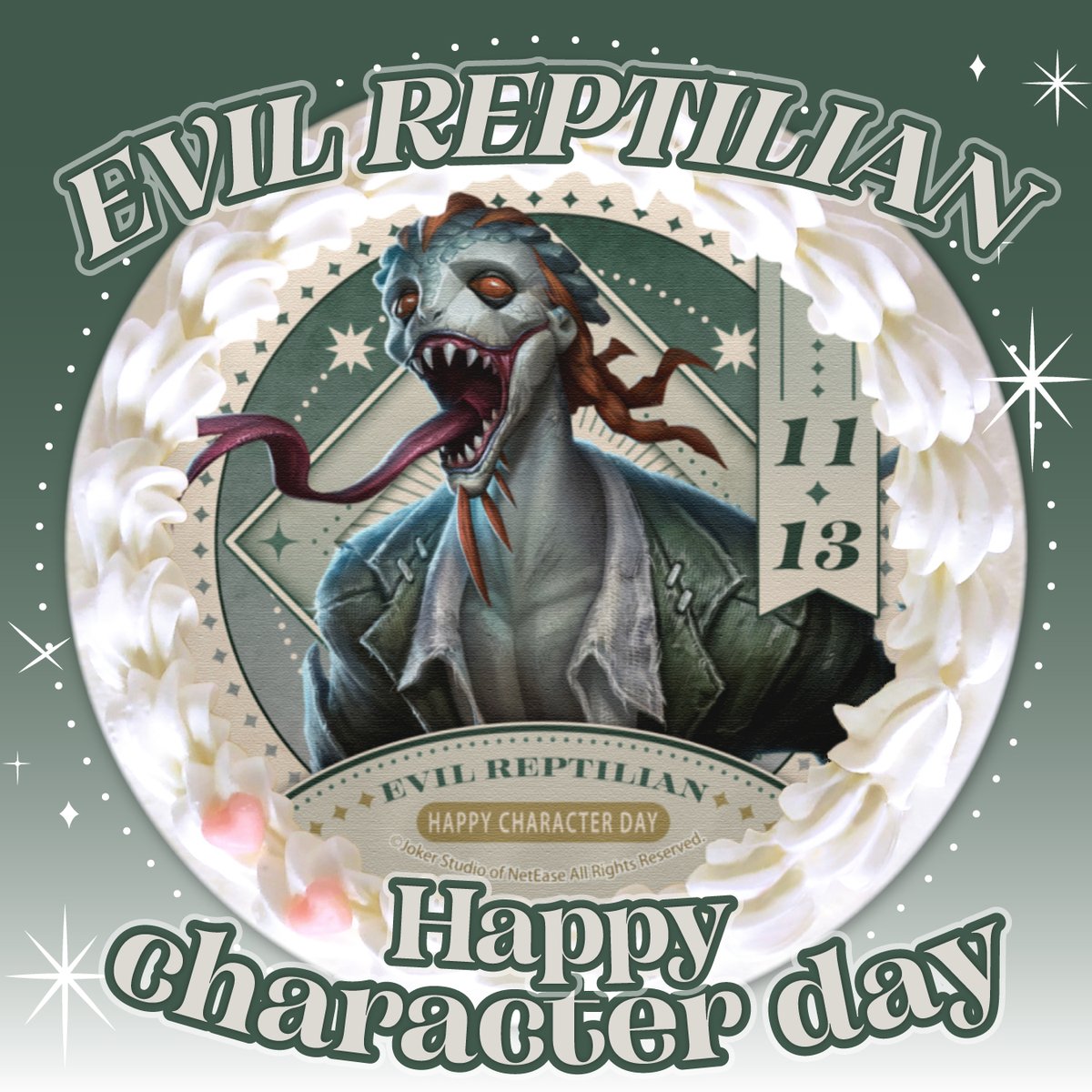 IdentityV #第五人格』 本日11月13日は #魔トカゲ「ルキノ」 の記念日