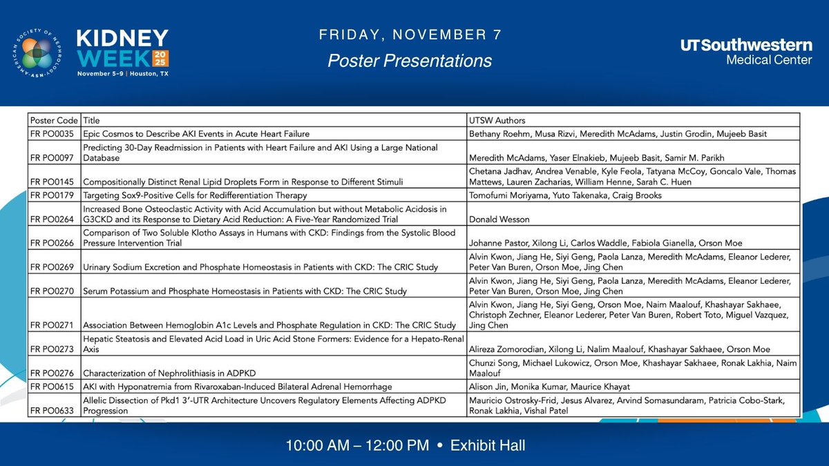 UTSW Nephrology tweet media