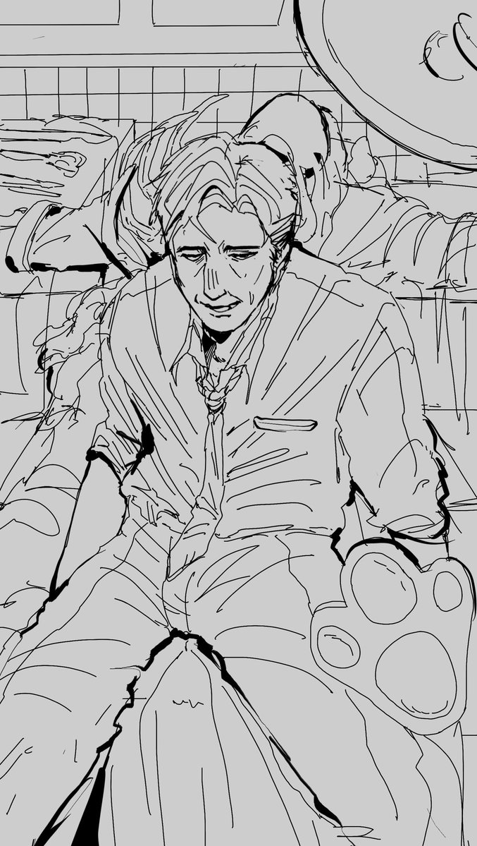 廢稿，不會畫Dave