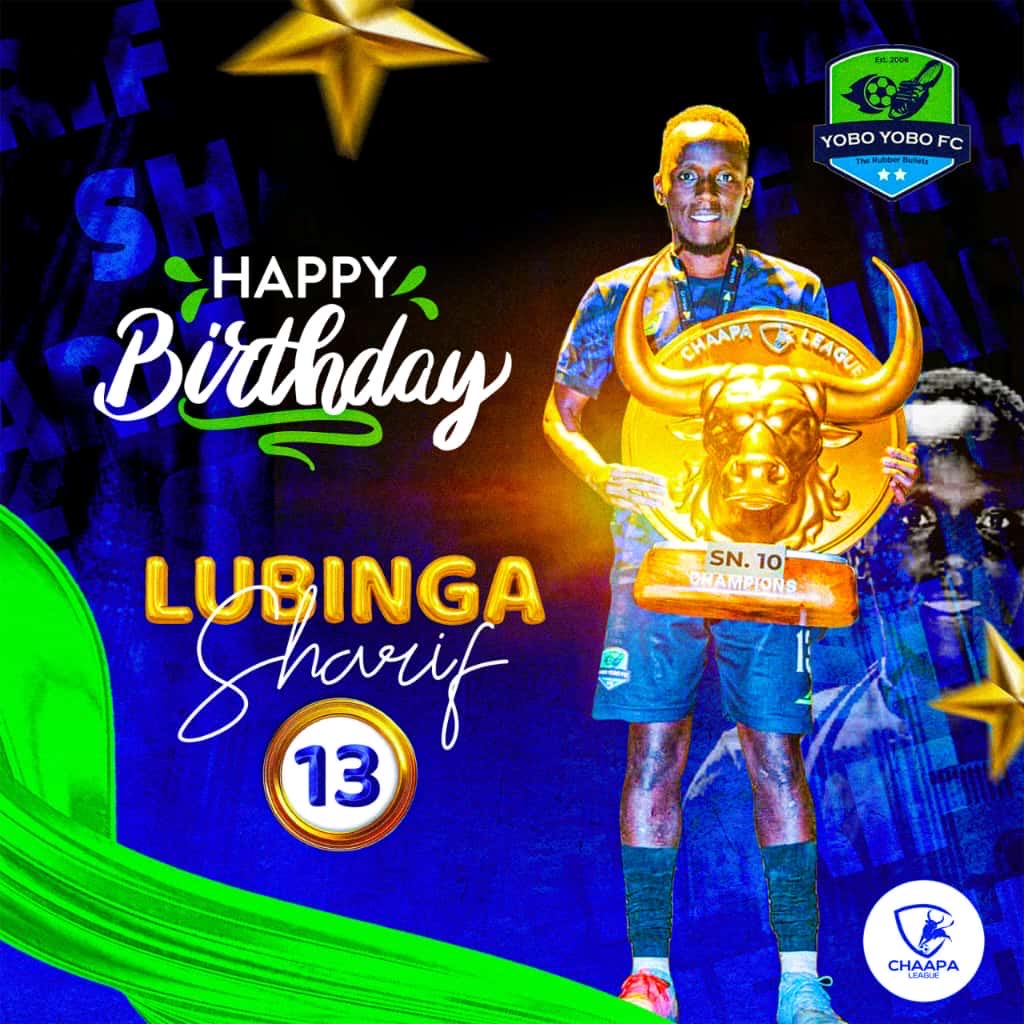 Dear <a href="/SLubinga13/">Sharif</a> 
As you turn a year older,
May the good Lord grant you success in all your endeavors 
May the almighty give you the gift of scoring more and dominating the game. 
And may He give you another shield 🛡️ 
Happy birthday Sharif 🎂🥳🥳