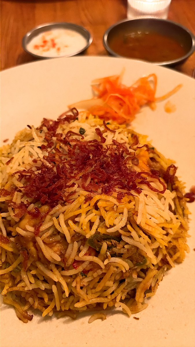 気持ちを高めるために昨日ビリヤニ食べてきた😋