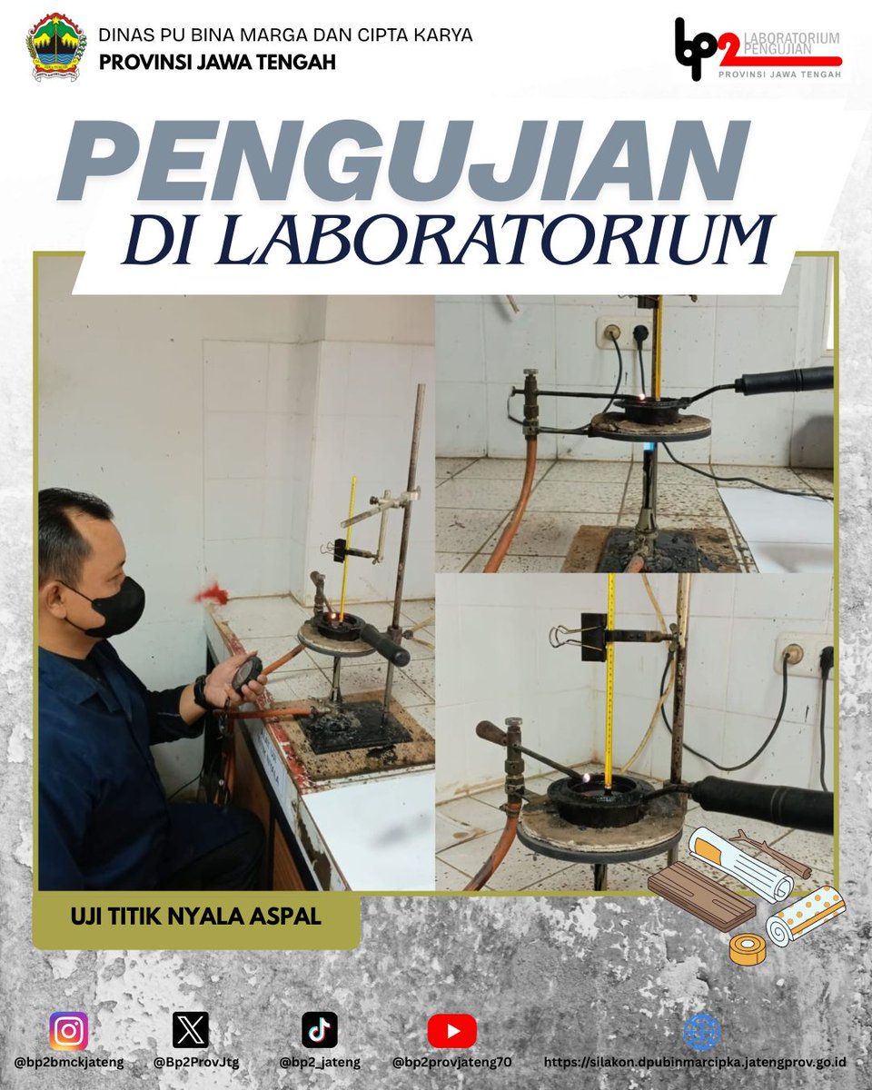 Bp2ProvJtg's tweet image. Pengujian Uji Nyala Aspal Menggunakan Alat Cleveland Open Cup 

#NgopeniNglakoni #AhmadLuthfi #Pengujian
@dpubmckjateng
@humasjateng
@provjateng
@DPRDJateng