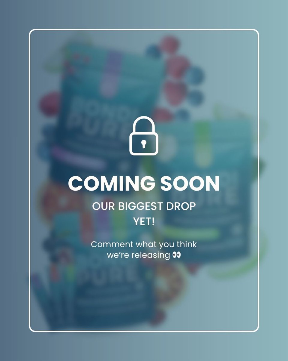 Something fresh is coming! Can you guess the new Bondi Pure flavours? Hint: they’re bright, bold, and ready to join Blood Orange in your daily ritual! 🍏🫐