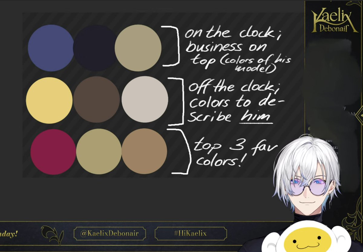 kaelixlovebot's tweet image. also took notice of 🎫's color palettes he talked about today ! c: 
i love the cherry red, that's my fav shade of red too !!