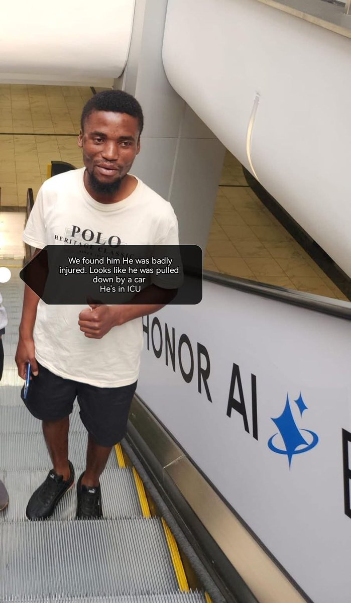 Update :

He was found badly injured looks like he was hit by a car , He is in ICU