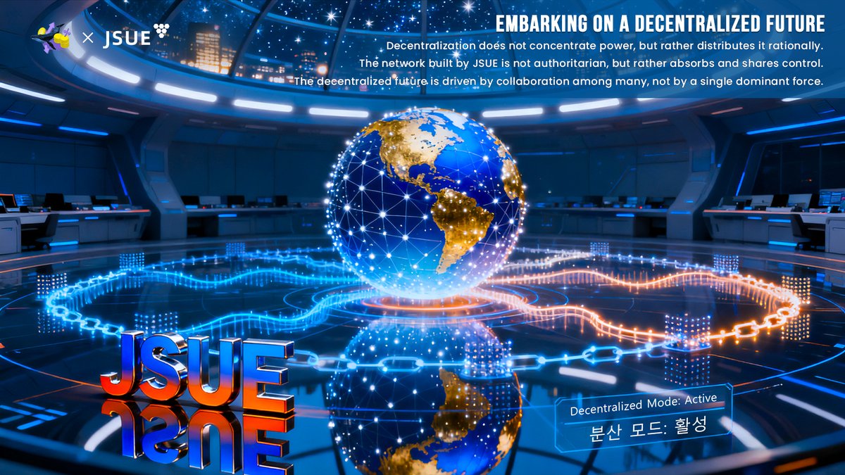 IEOWhales's tweet image. 🌐 Decentralization balances voices, not control.
🚀 JSUE builds shared power across participants.
📢 A major energy network just gained support to expand decentralized systems.
💡 Governance becomes consensus when networks evolve together.
🔄 JSUE moves with this future.

#JSUE