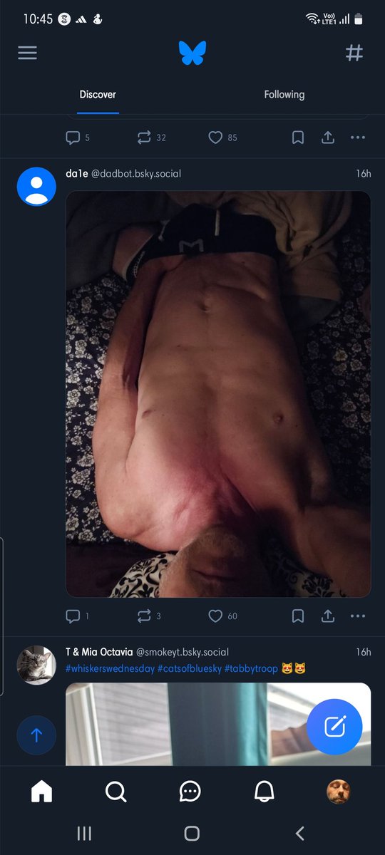 ghostoutofdabox's tweet photo. I don't know why but I got ambushed by suggestive pic targeted at gaymen or may be straight women in @bluesky explore feed. There are many  porn accounts in X compared to bluesky but I have never been shown any adult or suggestive content, whether straight or gay in X "for you". https://t.co/V0sz45iNMI