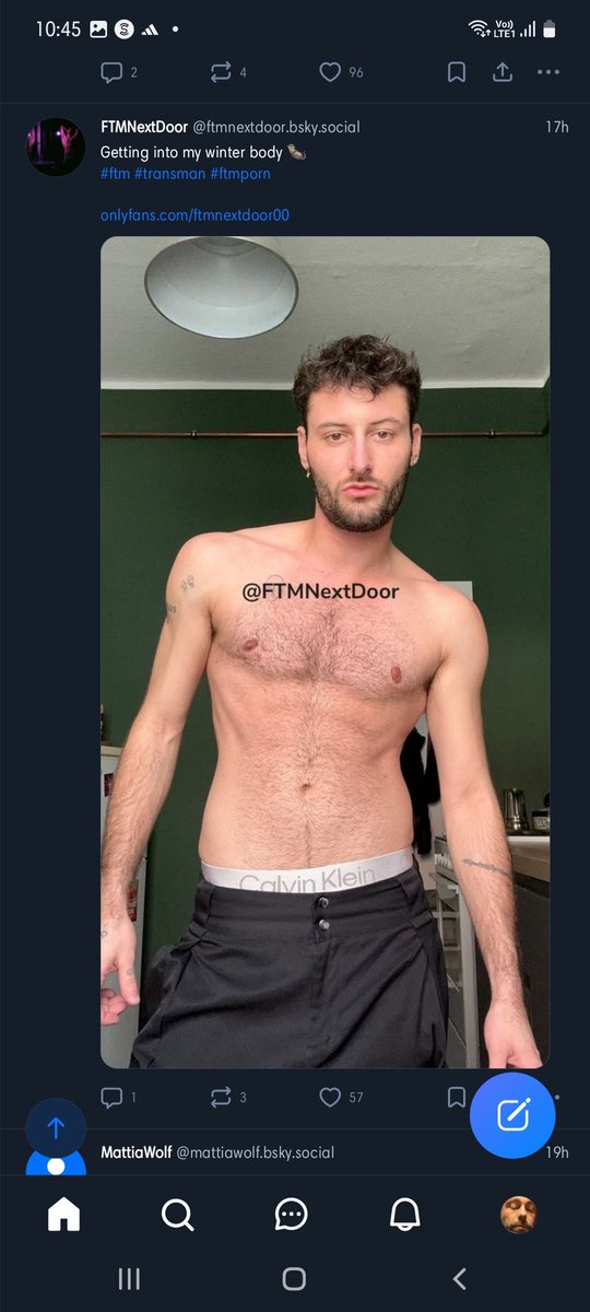 ghostoutofdabox's tweet photo. I don't know why but I got ambushed by suggestive pic targeted at gaymen or may be straight women in @bluesky explore feed. There are many  porn accounts in X compared to bluesky but I have never been shown any adult or suggestive content, whether straight or gay in X "for you". https://t.co/V0sz45iNMI