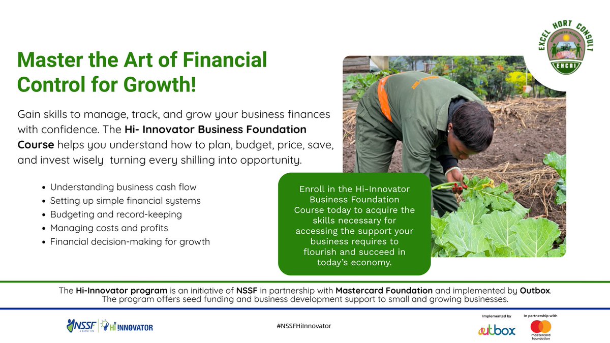 Excel Hort Consult Agribusiness Incubator tweet media