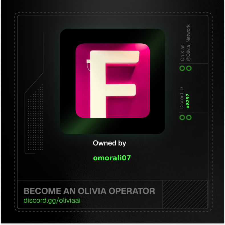 bdfaruk01's tweet photo. Billions of interactions.

Thousands of agents.

One network.

Claimed my Olivia Module and joined the infrastructure powering it all. 

You in? 

https://t.co/rFLz5dV190 https://t.co/oRWdifr3Fe