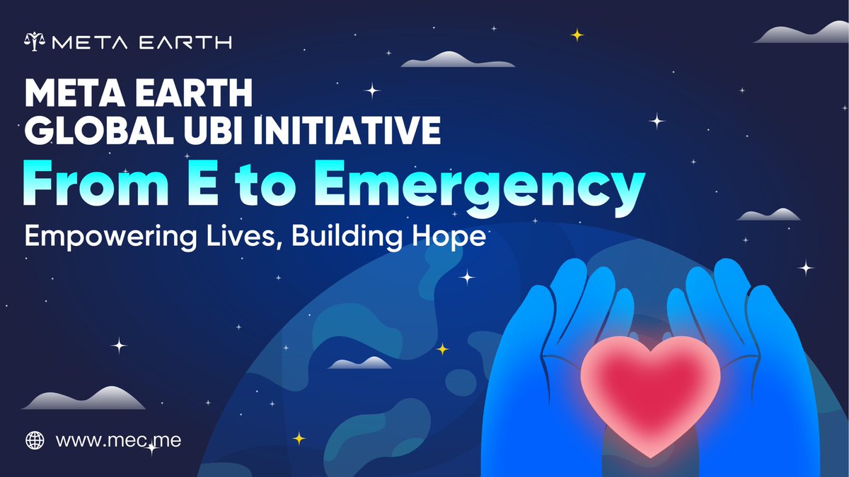 MetaEarthVie's tweet photo. Tầm nhìn của #MetaEarth là “Thúc đẩy Hạnh phúc &amp; Bền vững Nhân loại” 🌍.
Qua UBI, mỗi người đều nhận thu nhập cơ bản công bằng và liên tục 💫.
Bắt đầu từ 🇵🇭 Philippines, chúng ta cùng xây dựng thế giới bình đẳng và nhân ái hơn ❤️. https://t.co/qlMlOIp2wv