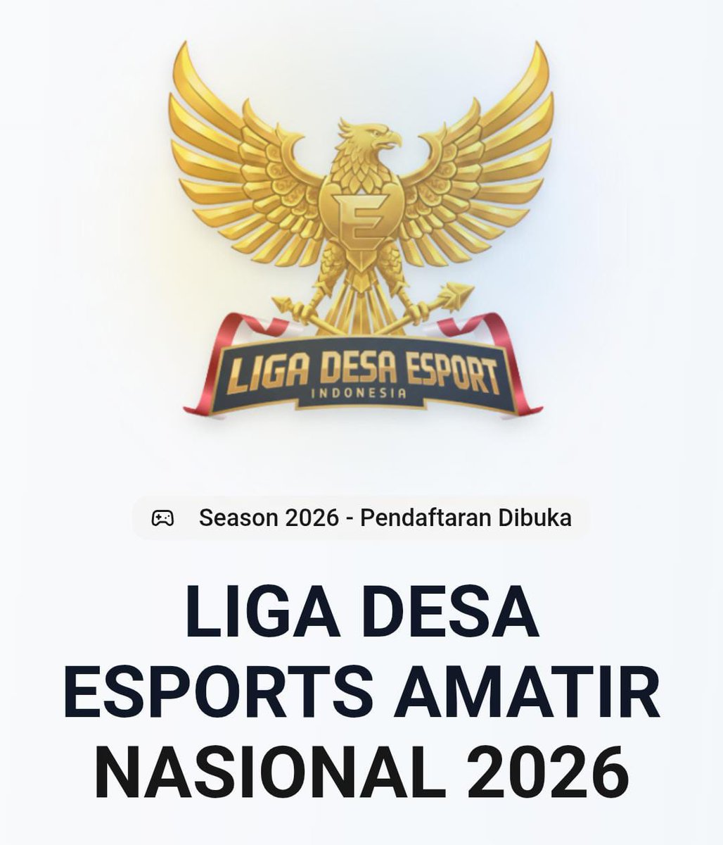 ardids's tweet image. Liga sepak bola Desa memperebutkan piala Menteri Desa akan segera bergulir, siapkan tim sepak bola Desa anda untuk mendaftar biar jadi juara.

*#LigaSepakBolaDesa*
*#PialaMenteriDesa*
*#LahirTalentaSepakBolaDesa*

@prabowo
@YandriSusanto
@ArizaPatria
