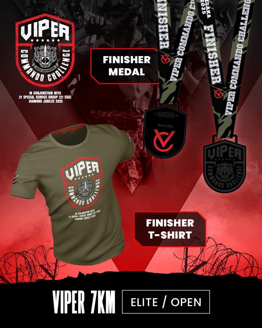MaggiGhost's tweet photo. New from @viperchallengeasia team, the Viper Commando Challenge stands as the only obstacle course built with real military assets. 

📍 Klebang, Melaka
📅 28 December 2025 

🔗 https://t.co/JoG0aAK9Bx

#ViperCommandoChallenge #ViperChallenge #GGK #specialforces https://t.co/PROSTo9DJK