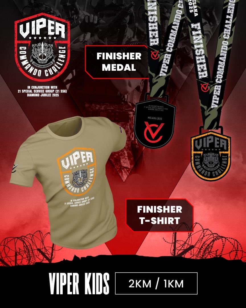MaggiGhost's tweet photo. New from @viperchallengeasia team, the Viper Commando Challenge stands as the only obstacle course built with real military assets. 

📍 Klebang, Melaka
📅 28 December 2025 

🔗 https://t.co/JoG0aAK9Bx

#ViperCommandoChallenge #ViperChallenge #GGK #specialforces https://t.co/PROSTo9DJK